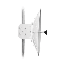 Antena direccional para AF11, Doble polaridad, 10 a 11.7 GHz, 2 ft, Alta ganancia en 34 dBi, Montaje incluido