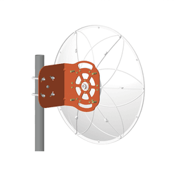 Antena direccional para B11, Doble polaridad, 10 a 11.7 GHz, 2 ft, Alta ganancia en 34 dBi, Montaje incluido  