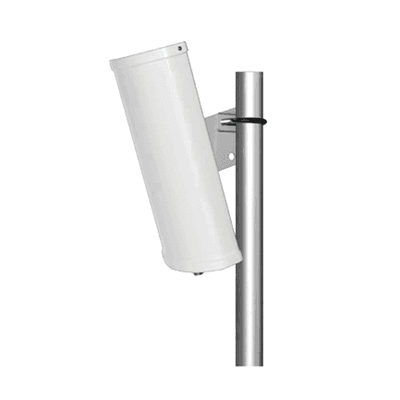 Antena Sectorial de 2.4 GHz, ganancia 12 dBi,  Angulo de apertura de 90 °, Conector N-Hembra, con montaje incluido