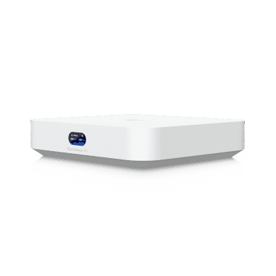 UCG Ultra Cloud Gateway Compacto con Soporte para  hasta 30+ Dispositivos UniFi, 300+ Clientes, Enrutamiento IDS/IPS de 1 Gbps y Balanceo Multi-WAN