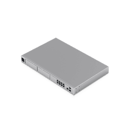 UniFi Dream Machine Pro Max – Cloud Gateway Empresarial con Soporte para 150 Dispositivos y 2000 Clientes, 5 Gbps de Ruteo con IDS/IPS, 2 Bahías para HDD 3.5”, SSD Interno de 128 GB, Failover, Balanceo de Carga y VPN/SD-WAN
