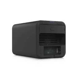 UniFi UNAS-2 – Almacenamiento en Red (NAS) Compacto con 2 Bahías para HDD de 3.5”, Puerto de Red 2.5 GbE, Conectividad USB-C y Adaptador PoE++ Incluido
