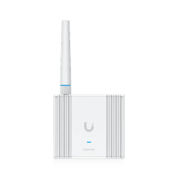 Gateway SuperLink Inalámbrico de Largo Alcance y Baja Latencia para Sensores UniFi Protect con Alcance de hasta 2 km, Alimentación PoE/USB-C y Montaje en Pared o Riel DIN