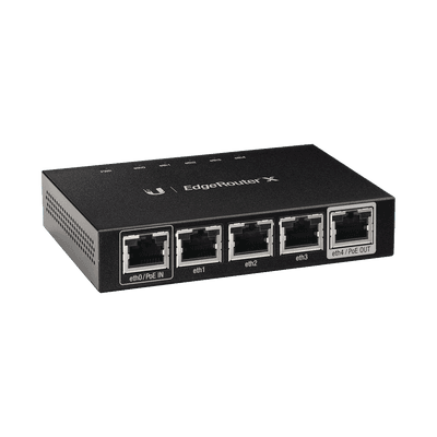 EdgeRouter X de 5 puertos Gigabit con funciones avanzadas de ruteo