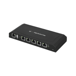 EdgeSwitch 5XP Administrable de 5 Puertos Gigabit PoE de 24 V Pasivo, con funciones avanzadas de Capa 2