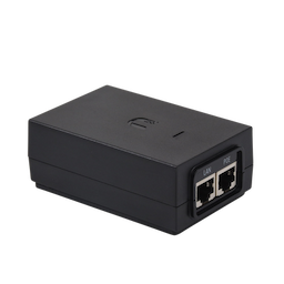 Adaptador PoE Ubiquiti de 24 VDC, 1.25 A con puerto Gigabit