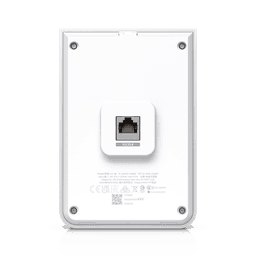 Access Point UniFi U6 In Wall/Montaje p/pared, WIFI 6 2.4 Y 5 Ghz, hasta 5.3 Gbps, 1 pto PoE In, 4 ptos secundarios (1 PoE Out)