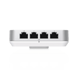 Access Point UniFi U6 In Wall/Montaje p/pared, WIFI 6 2.4 Y 5 Ghz, hasta 5.3 Gbps, 1 pto PoE In, 4 ptos secundarios (1 PoE Out)