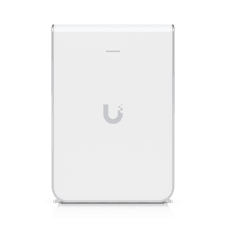 Access Point UniFi U6 In Wall/Montaje p/pared, WIFI 6 2.4 Y 5 Ghz, hasta 5.3 Gbps, 1 pto PoE In, 4 ptos secundarios (1 PoE Out)