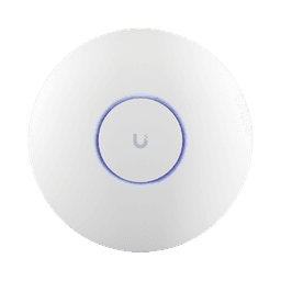 Access Point UniFi WiFi 7 Pro soporta 6 GHz, para interior en techo, 6 streams totales, MU-MIMO 2x2 en cada banda, tribanda, puerto 2.5 GBE. NO incluye POE