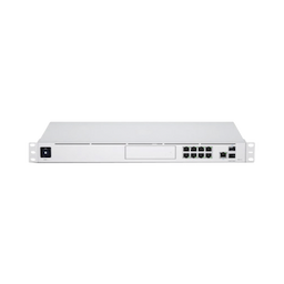 UniFi OS Console: Dream Machine Pro, con 1 puerto WAN Gigabit RJ45, 1 puerto WAN 10G SFP+ / 8 puertos LAN Gigabit RJ-45, y una bahía de HDD 3.5" (No incluye HDD), Integra todas las aplicaciones UniFi