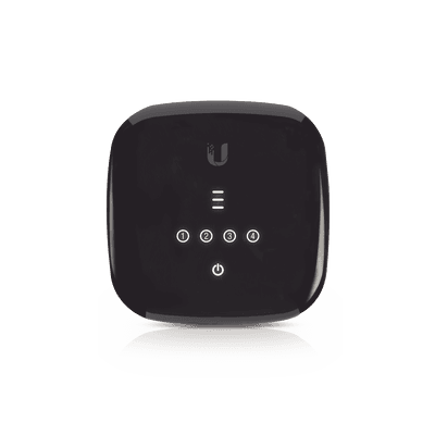 UFiber WiFi 802.11n GPON ONU, Unidad de red óptica con 1 puerto WAN GPON (SC/APC) + 4 puertos LAN Gigabit Ethernet