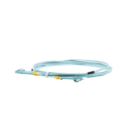 Jumper de Fibra Óptica Multimodo LC-LC duplex 10 G, 50/125 OM3, Color Aqua, 3 Metros