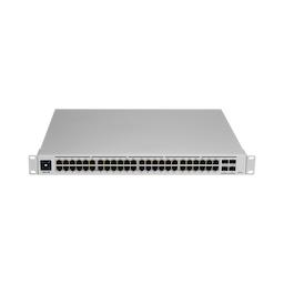 UniFi Switch USW-Pro-48-POE Gen2, Capa 3 de 48 puertos PoE 802.3at/bt + 4 puertos 1/10G SFP+, 600W, pantalla informativa