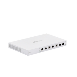 Switch UniFi 7 puertos (1 x consola, 4 x PoE++ 802.3bt y 2 SFP+)