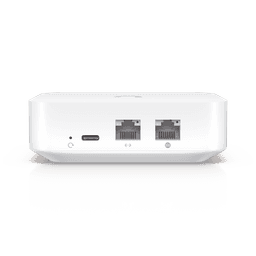 Router UniFi Ultra Express UX con WiFi 6, 1 puerto WAN GbE / 1 puerto GbE LAN. Administra hasta 4 dispositivos UniFi en modo  Gateway, o funciona como AP, hasta 50 clientes