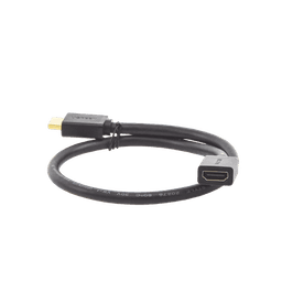 Cable extensor HDMI de 0.5M / 4K@60Hz / 3D / HDR /  Macho a Hembra /  Núcleo de cobre estañado / Transmisión estable.