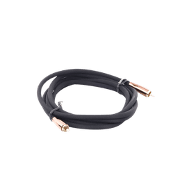 Cable de Audio Coaxial Macho a Coaxial Macho  (S/PDIF) / 5.1 Canales / Diseño de Blindaje Multiple / Núcleo de Cobre / Caja de Aleacion de Cobre / 2 Metros / Color Negro