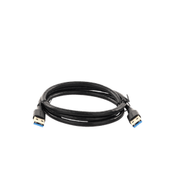 Cable USB-A 3.0 a  USB-A 3.0 / 1 Metro / Macho a Macho / Conector Niquelado / Núcleo de Cobre Estañado / Blindaje Múltiple / Velocidad 5Gbps / No Requiere Controlador / Compatible con USB2.0 Y USB 1.1