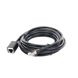 Cable de Extensión Cat6 RJ45 F/UTP / Macho a Hembra / 5m / Método de conexión 568B / Velocidad de transmisión 1000Mbps / Ancho de banda del canal 250MHz /Caja de Cobre / Negro