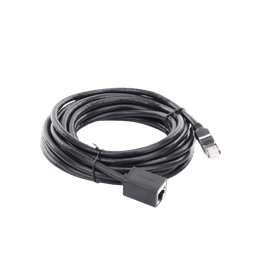 Cable de Extensión Cat6 RJ45 F/UTP / Macho a Hembra / 5m / Método de conexión 568B / Velocidad de transmisión 1000Mbps / Ancho de banda del canal 250MHz /Caja de Cobre / Negro