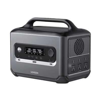 Estación de Energía Portátil 1200W (1024Wh) | 6 AC 1200 W | 2 USB-C 100W | 2 USB-A 22.5 W | 1 Toma de Encendedor |  2 Salidas CC5521 | BMS | WIFI | Bluetooth | APP  |  Tipo LiFePo4 | 3000 Ciclos de vida. 