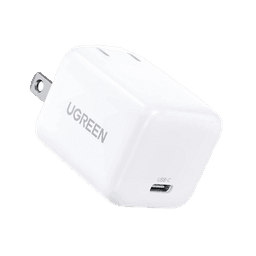 Cargador Mini de 20W Serie Nexode | 1 USB-C | Carga Rápida | Tecnología GaN II | PD3.0/QC4.0/QC3.0/ QC2.0 /QC1.0 AFC, FCP, BC1.2, Apple/Samsung | Carga Inteligente | Múltiple Protección | Color Blanco.