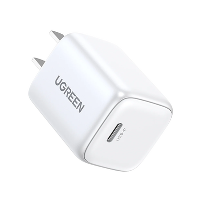 Cargador Mini de 30W serie Nexode | 1 USB-C de Carga Rápida | Tecnología GaN II | Power Delivery 3.0 | Quick Charge 4.0 | Carga Inteligente | Múltiple Protección  | Mayor Eficiencia Energética | Color Blanco.