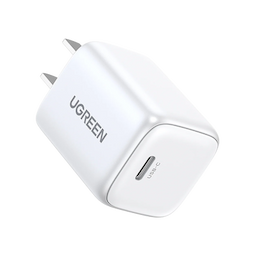 Cargador Mini de 30W serie Nexode | 1 USB-C de Carga Rápida | Tecnología GaN II | Power Delivery 3.0 | Quick Charge 4.0 | Carga Inteligente | Múltiple Protección  | Mayor Eficiencia Energética | Color Blanco.