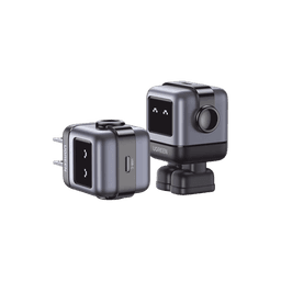 Cargador Mini GaNRobot 30W serie UNO | 1 USB-C de Carga Rápida | Tecnología GaN II | Multiprotocolo PD/QC/SCP/FCA | Carga Inteligente | Pantalla LED | Zapato Magnético Extraíble | Thermal Guard | Color Negro.