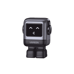 Cargador Mini GaNRobot 30W serie UNO | 1 USB-C de Carga Rápida | Tecnología GaN II | Multiprotocolo PD/QC/SCP/FCA | Carga Inteligente | Pantalla LED | Zapato Magnético Extraíble | Thermal Guard | Color Negro.