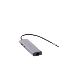 HUB USB-C (Docking Revodok) 6 en 1 | 3 Puertos USB-A 3.0 (5 Gbps) | USB-C PD 100W | HDMI 4K@30Hz | Entrada 1 RJ45 (Gigabit Ethernet) | Chip de Última Generación | Potente Disipación de Calor |  Caja de Aluminio.