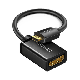 Adaptador Micro HDMI a HDMI (HDMI Tipo D)   / 18Gbps / 4K@60Hz / HDR /  Tecnología 3D / ARC / Carcasa PC+ABS / HDCP/ Longitud de 22 cm