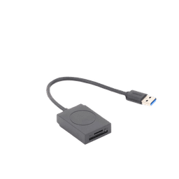 Lector de tarjetas USB-A 3.0 a MicroSD (TF) / SD | 5Gbps | Soporta hasta 2TB | Soporta Windows/Mac OS/Linux/Android | Lectura de Tarjetas Simultánea | No Requiere Controlador | Cable de 15cm.