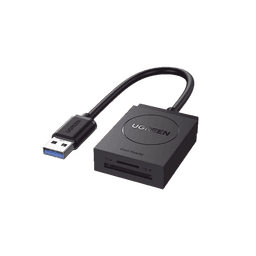 Lector de tarjetas USB-A 3.0 a MicroSD (TF) / SD | 5Gbps | Soporta hasta 2TB | Soporta Windows/Mac OS/Linux/Android | Lectura de Tarjetas Simultánea | No Requiere Controlador | Cable de 15cm.