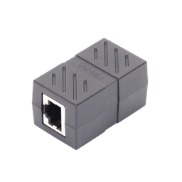 Acoplador (Extensor de Cable Ethernet RJ45 a RJ45) | 1000Mbps | Compatibilidad con Cat7 Cat6A Cat6 Cat5e | Compatible con POE | Ignífugo | ABS