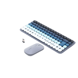 PAQUETE DE TECLADO Y MOUSE INALÁMBRICO UGREEN AZUL