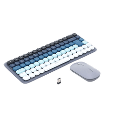 PAQUETE DE TECLADO Y MOUSE INALÁMBRICO UGREEN AZUL