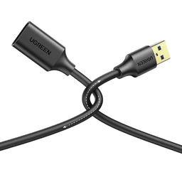 Cable Extensor USB 3.0 / 3 Metros / Macho-Hembra / 5 Gbps / Ultra Durabilidad / Núcleo de cobre estañado 28/22 AWG / Blindaje interior múltiple / Ideal para teclado, mouse , etc.