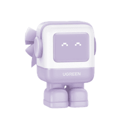 Cargador RobotGaN de 65W Serie UNO | 3 Puertos de Carga Rápida | 2 USB-C | 1 USB-A | PD 3.0 | QC 4.0 | Carga Inteligente | Tecnología GaN II | Zapato Magnético Extraíble | Carcasa Ignífuga | Pantalla LED