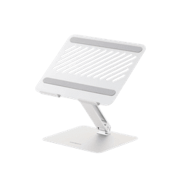Soporte de Aluminio para Laptop | Ajustable 180° | Soporta Laptops de 10 a 17.3''| Capacidad de Carga 5Kg | Excelente Estabilidad | Diseño Para Alta Disipación de Calor | Altura y Angulo Ajustable | Plegable y Portátil.