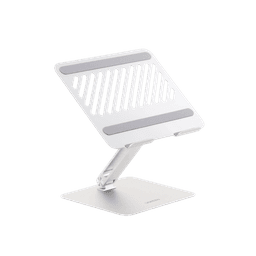 Soporte de Aluminio para Laptop | Ajustable 180° | Soporta Laptops de 10 a 17.3''| Capacidad de Carga 5Kg | Excelente Estabilidad | Diseño Para Alta Disipación de Calor | Altura y Angulo Ajustable | Plegable y Portátil.