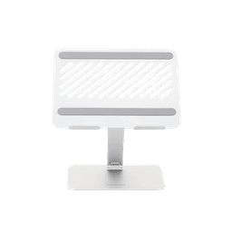 Soporte de Aluminio para Laptop | Ajustable 180° | Soporta Laptops de 10 a 17.3''| Capacidad de Carga 5Kg | Excelente Estabilidad | Diseño Para Alta Disipación de Calor | Altura y Angulo Ajustable | Plegable y Portátil.