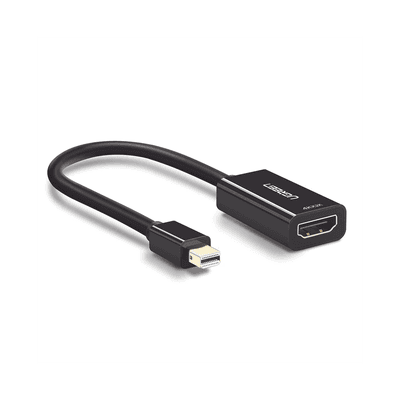 Convertidor Mini Display Port a HDMI / 4K@30Hz / Thunderbolt / Blindaje interno múltiple /  Carcasa ABS / Longitud de 25 cm 