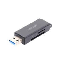 Lector de tarjetas SD portátil USB 3.0 de doble ranura / adaptador de tarjeta de memoria flash concentrador para TF SD Micro SD SDXC SDHC MMC RS-MMC Micro SDXC Micro SDHC UHS-I