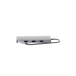 HUB USB-C Docking Station) 9 en 1 | 3 USB-A 3.0 | USB-C PD Carga 100W | HDMI 4K@30Hz | RJ45 (Gigabit Ethernet) | VGA | Lector Tarjeta SD + Micro SD (TF) Uso Simultaneo | Carcasa de Aluminio.