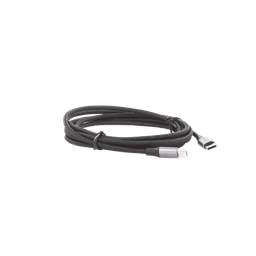 Cable USB-C a USB-C | 2 Metros | Transferencia de datos de 480 Mbps | Carga Rápida de hasta 60W | QC 4.0/3.0/2.0 | PD3.0 | FPC | AFC | Protección Integrada | Caja de Aluminio | Nylon Trenzado | Color Negro.