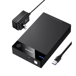 Carcasa de Disco Duro para  3.5" y  2.5" (Enclosure) | Con Cable USB 3.0 | Para HDD 3.5" / SSD 2.5" | SATA I/II/III | UASP | Hasta 16 TB | Compatible con Windows, Linux, Mac OS | No Requiere Controlador | Cable 1m | Incluye Adaptador d