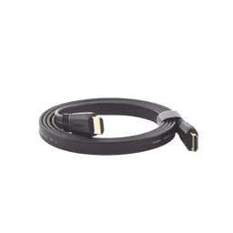 Cable HDMI 2.0 Plano de 1.5 m / 4K@60Hz / HDR / 3D / HEC (Canal Ethernet HDMI) / ARC (Canal de Retorno de Audio / Color Profundo de 48 bits / Audio de 32 canales / HDCP /Audio Dolby True HD 7.1 / 18 Gbps / Estañado y Triple Blindaje / Anti Interfer