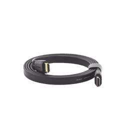 Cable HDMI 2.0 Plano de 1.5 m / 4K@60Hz / HDR / 3D / HEC (Canal Ethernet HDMI) / ARC (Canal de Retorno de Audio / Color Profundo de 48 bits / Audio de 32 canales / HDCP /Audio Dolby True HD 7.1 / 18 Gbps / Estañado y Triple Blindaje / Anti Interfer